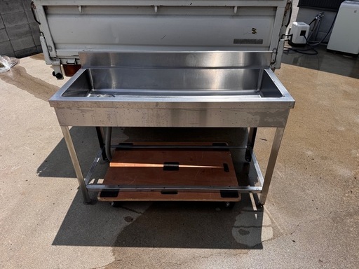 120cm　ステンレス 1槽シンク