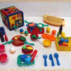 ◆型はめパズル（メロディーパズルボックス）＆コンビのドレミでダンス＆ままごとセット　知育玩具◆の画像