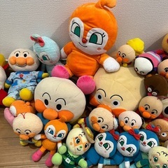 アンパンマンのぬいぐるみの画像