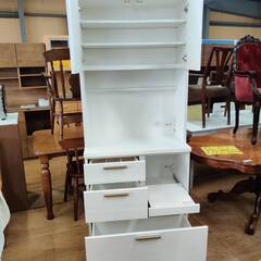 【愛品倶楽部柏店】NITORI ニトリ 2枚扉キッチンボード ソレル80KB 幅80cmの画像