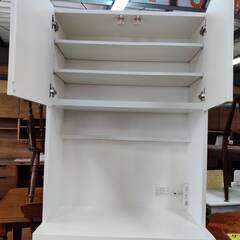【愛品倶楽部柏店】NITORI ニトリ 2枚扉キッチンボード ソレル80KB 幅80cmの画像