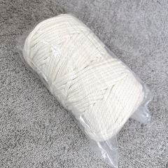 キャットタワーロープ 100m 綿6mm 猫 爪とぎ 補修 家具保護の画像