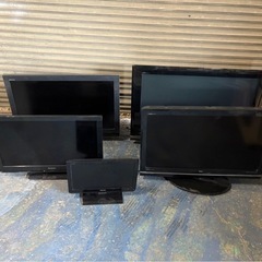 0円テレビ　6台　ジャンク扱いの画像