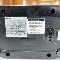 ツインバード ラジオ/クロックライト RCL-340 ※ラジオ受信しませんの画像
