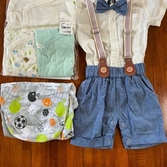 (取引中)60 baby服まとめうり　男の子　ミキハウス　プチバトー　別売り不可の画像