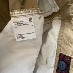 ユニクロ　kids 150カーゴパンツ　の画像