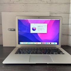 ⭐️美品 MacBook Air 13インチ/2015/A1466/macOS Monterey/ Core i5 1.6GHz(2.7GHz)/メモリ8GB/SSD 256GB/JIS配列/元箱付/バッテリー正常🔋✨の画像