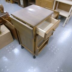 KOIZUMI　キッチンワゴン　配膳台　KKG-1543SB　コイズミ　拡張式　【モノ市場半田店】131の画像