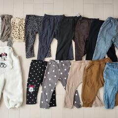 キッズ服 90サイズ〜95サイズ 68点セット 女の子 ボアフリース サロペット ポンチョ パジャマ スリーパー ダウン サンタクロース レッグウォーマー パーカー ロンパース ロンT スウェット ニット デニム ヒッコリー サルエルパンツ スキニー ミッフィー ミニー ディズニー100 フルーツオブザルーム EASTBOY SLAPSLAP    の画像