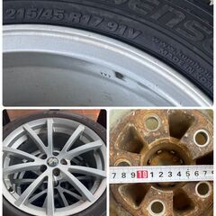 アルファロメオ　17インチ　KUMHO　SENSE　スタッドレス　2017年製の画像