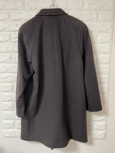 【美品】 カシミヤヴィンテージ ダブルブレストコート ブラック 古着 90s ビンテージ ALTO CAPPOTTO ダブルブレスト デザイン