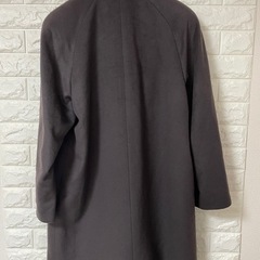 EVAN PICONE ブラック ダブルブレスト チェスターコート カシミヤの画像