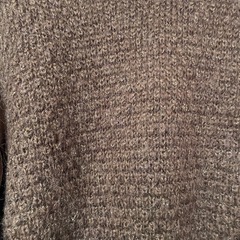 CE CHERE ブラウン パフスリーブニット セーター Fサイズの画像