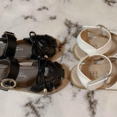 アプレレクールサンダル 14センチ 2足セットの画像