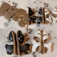 アプレレクールサンダル 14センチ 2足セットの画像