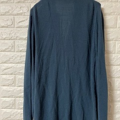BEAMS HEART ダークブルー カーディガン Lサイズの画像