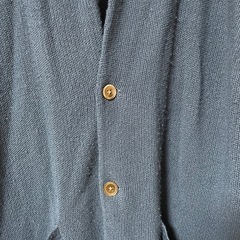 BEAMS HEART ダークブルー カーディガン Lサイズの画像