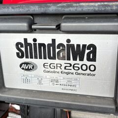 【中古】新ダイワ shindaiwa EGR2600 発電機 60㎐ 出力2.6kVA【ハンズクラフト佐賀】の画像