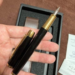 訳あり未使用　日本の100人 パーカー万年筆 説明書ケース付き PARKERの画像