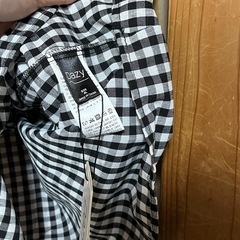 新品未使用　チェックシャツの画像
