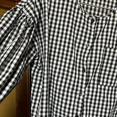 新品未使用　チェックシャツの画像