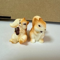 リスのミニチュア フィギュア ガーデニング インテリアにの画像