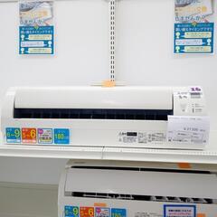 リユースのサカイ太田店★ジモティ割あり★ MITUBISHI ルームエアコン MSZ-GE2218（W) 2.2kw 18年製 室内機分解洗浄済み OJ10395の画像