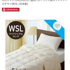 生毛工房　夏用羽毛布団の画像