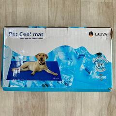 犬 ひんやりマット ペット用冷却マット ジェルマット お手入れ簡単 氷柄 Lの画像