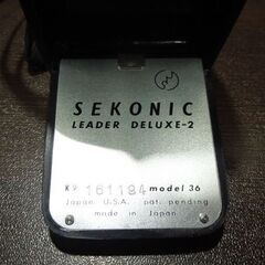 当時物 SEKONIC LEADER DELUVE-2 露出計 model 36 セレン光電池 光反応動作確認済 ケース付き セコニック レタパ可 札幌市 新道東店の画像