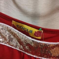 COCUE　タグ付き  スパンコール　キャミソールの画像