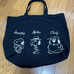 スヌーピー　トートバッグの画像
