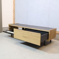 IDC-OTSUKA(大塚家具)で取り扱われているPamouna(パモウナ)のTVボード WV-150です！やや低めですっきりとした北欧風デザインで、大型テレビにも最適なローボード♪の画像