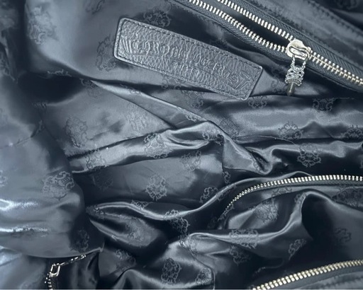 CHROME HEARTS クロムハーツ LARGE MONICA BAG ラージ モニカ ピラミッドスタッズ ラージ CHクロス レ