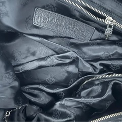 CHROME HEARTS クロムハーツ LARGE MONICA BAG ラージ モニカ ピラミッドスタッズ ラージ CHクロス レザーハンドバッグの画像