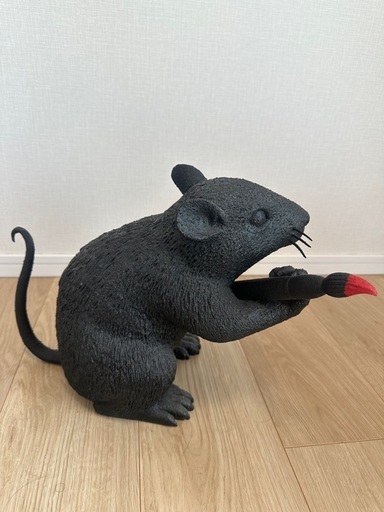 バンクシー フィギュア BANKSY LOVE RAT RED Ver. バンクシー ラブラット オブジェ フィギュア 