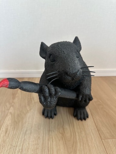 バンクシー フィギュア BANKSY LOVE RAT RED Ver. バンクシー ラブラット オブジェ フィギュア 