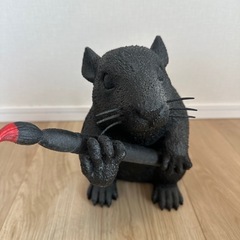 バンクシー フィギュア BANKSY LOVE RAT RED Ver. バンクシー ラブラット オブジェ フィギュア の画像