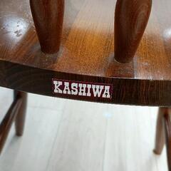 0806-114 KASHIWA ベビーチェア ハイチェア テーブル付の画像