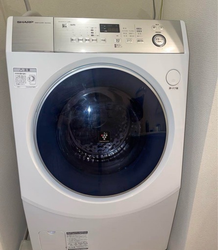 2019年製SHARP 10kgドラム式洗濯乾燥機　ES-H10C　引き取り希望　関内