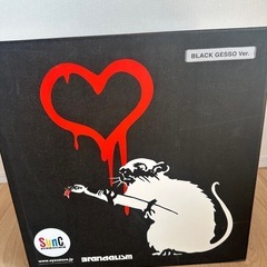 バンクシー フィギュア BANKSY LOVE RAT RED Ver. バンクシー