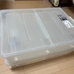 ニトリ ベッド下収納ケース キャスター付き(2個)の画像