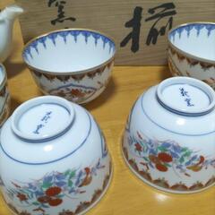萩窯の茶器セットの画像