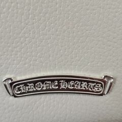 新品 クロムハーツ (Chrome Hearts)牛革シルバーバッグの画像