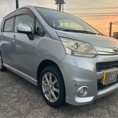 【支払総額13.8万円】ステラカスタム（ムーヴ）車検令和8年5月即日納車ok機関良好9万キロ！早い者勝ちお買い得車両♩の画像