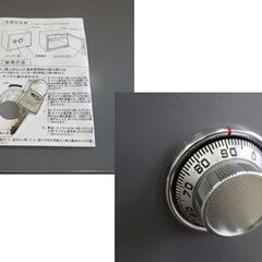 EIKO 小型 耐火金庫 ダイヤル式 CSL 幅42㎝ 鍵1個付き 45kg エーコー 金庫 札幌 北20条店の画像