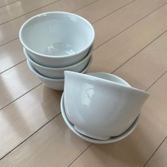 美品！シンプルなスープ碗 5客組の画像