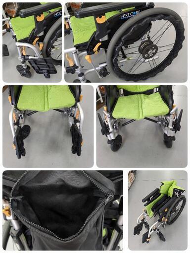 J583 ☆多少使用感有り☆MATSUNAGA☆NEXT CORE☆介助式車いす