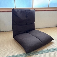 8/20まで【美品】座椅子　ブラウン　茶色の画像