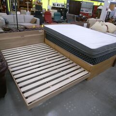 ニトリ　ダブルサイズベッド　Nスリープ　ハード　H1-02CR　NITORI　Dマットレス　【モノ市場半田店】131の画像